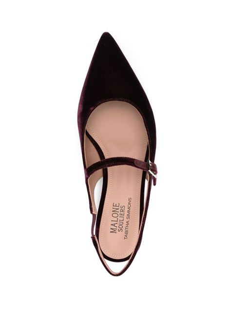 Burgundy Karla ballet flats Malone souliers - women MALONE SOULIERS | KARLA102AMTHYST